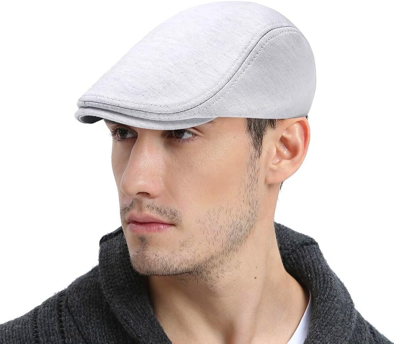 Xinveen Men's Newsboy Hat Adjustable Beret Ivy Cap Irish Cabbie Driving Hunting Hats - Image 2